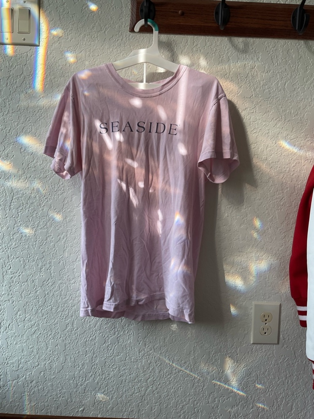 Light Pink Seaside graphic tee